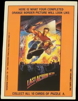 The Last Action Hero Trading 88 Card Base Set Topps 1993 + 11 Stickers Complete - Image 3