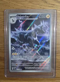Zebstrika 115/086 Illustration Rare White Flare Pokemon Near Mint - Image 1