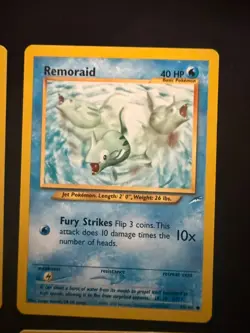 Pokemon WOTC Water Card Lot Remoraid Staryu Neo Destiny Base Set Vintage x6 - Image 4