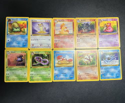 1st Edition Vintage Pokemon Cards Lot of 10 - Image 1