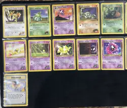 Vintage Pokemon Card Lot LP/NM Base Rocket / Gym Challenge / Gym Hero’s - Image 5