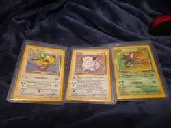 Pokemon Base Set 3 Holo Lot Clefairy Pidgeot Pinsir Vintage WOTC 3 Cards *MINT* - Image 2