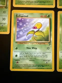 Pokemon Bellsprout Weepinbell Lot Jungle WOTC Vintage Unlimited x5 - Image 3