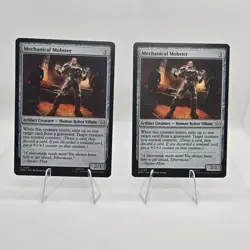 PreRelease MTG NM Magic The Gathering Spiderman Mechanical Mobster 0168 x2 - Image 1