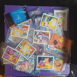 ✨ NM Vintage Pokemon Lot, TOPPS, Stickers & Backpack - PSYDUCK SLOWPOKE & OTHERS - Image 1