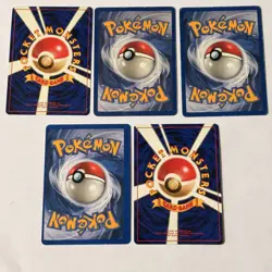 Vintage Pokemon Lot Machamp Clefable Wigglytuff Japanese Holos - Image 2
