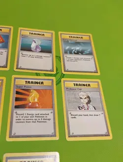Pokemon - 7 x Vintage Base Set Trainer Card Bundle - 1999 WOTC - Job Lot - NM - Image 3