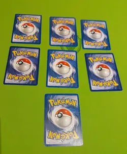Pokemon - 7 x Vintage Base Set Trainer Card Bundle - 1999 WOTC - Job Lot - NM - Image 5