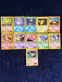 Pokemon Vintage WOTC Bulk Lot 200+ Base Jungle Fossil Gym Heroes & Challenge NM - Image 4