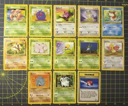 Pokemon Bulk WOTC 13 Card Lot Vintage Jungle LP | LOT 4 - Image 1