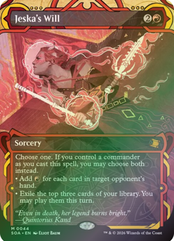 MTG Magic, Jeska's Will (Archive, FOIL), Secrets of Strixhaven SOS, NM/M - Image 1