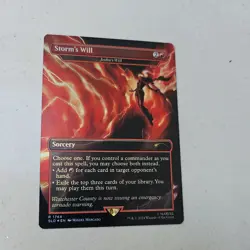 MTG Storm's Will Jeska's Will Rainbow Foil NM - Image 1