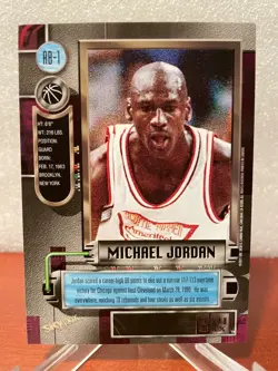 2021 Metal Universe Champions '97-98 Retro #RB1 Michael Jordan - Image 3