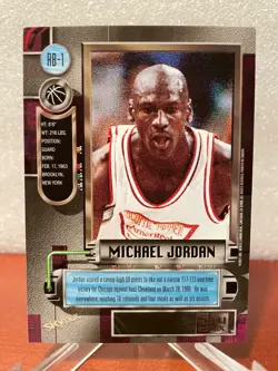 2021 Metal Universe Champions '97-98 Retro #RB1 Michael Jordan - Image 4