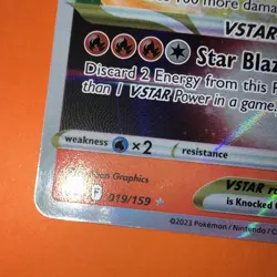 Pokemon TCG Charizard VSTAR 019/159 Crown Zenith Holo Ultra Rare EN 280HP - Image 4