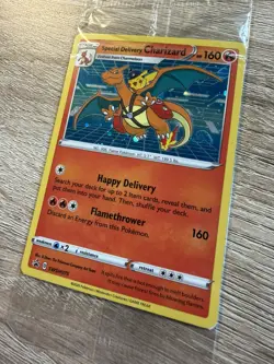 Pokemon Special Delivery Charizard SEALED Black Star Promo SWSH075 - Image 2