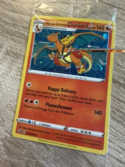 Pokemon Special Delivery Charizard SEALED Black Star Promo SWSH075 - Image 5