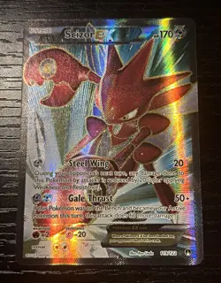 The Pokemon Company Scizor EX Breakpoint Ultra Rare Holo Full Art 119/122 Eng - Image 1