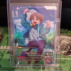 Gundam Card Game Phantom Aria Uso Ewin GD04-081 R+ Rare+ Alternate Alt Art NM - Image 1