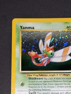 LP - Yanma 17/75 - Holo Rare Neo Discovery - Pokemon Card - 🌀Swirl - Image 4