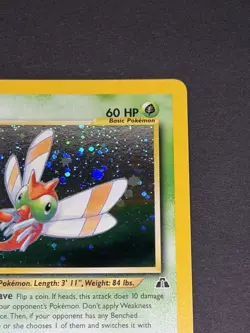 LP - Yanma 17/75 - Holo Rare Neo Discovery - Pokemon Card - 🌀Swirl - Image 5
