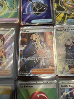 Pokemon TCG Full Art Foil Trainers Stadiums Items 9 Card Lot Near Mint - Image 5