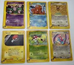 Pokemon Aquapolis 6 Card Common Lot Porygon Bellsprout Voltorb WOTC e-Reader - Image 1