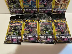 Pokemon Sun And Moon Forbidden Light Dollar Store 3-Card Pack Lot Of 8 Full Art - Image 3