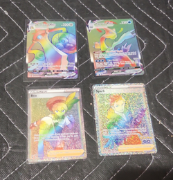 Pokemon TCG Holo Full Art 4-Card Lot Aegislash VMAX Kyurem VMAX Bea Spark - Image 1