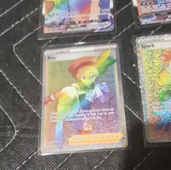 Pokemon TCG Holo Full Art 4-Card Lot Aegislash VMAX Kyurem VMAX Bea Spark - Image 3