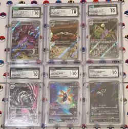 6x Bulk Lot CGC 10 AR Japanese Pokemon Card - Image 1