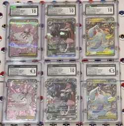 6x Bulk Lot CGC 10, 9.5 SAR M2a Mega Dream ex Japanese Pokemon Card - Image 1