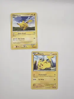 Nintendo Pokemon TCG Pikachu 6 Card Lot Diamond & Pearl Platinum English 2008 - Image 2