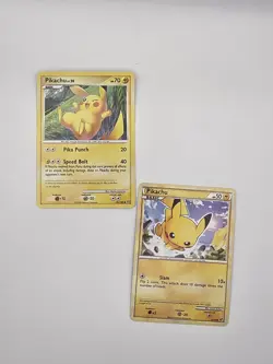 Nintendo Pokemon TCG Pikachu 6 Card Lot Diamond & Pearl Platinum English 2008 - Image 4
