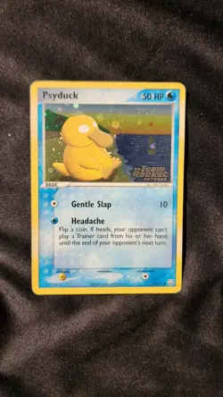 Pokemon TCG - Psyduck - Ex Team Rocket Returns Reverse Holo 70/109 LP - Image 1