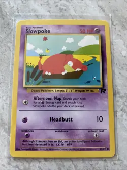 Pokemon Card - Slowpoke - Rocket Set - #67/82 - Common - Image 1