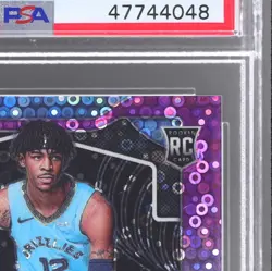 2019-20 Panini Prizm Ja Morant #249 PSA 10 RC Fast Break Purple Prizm 58/75 - Image 5
