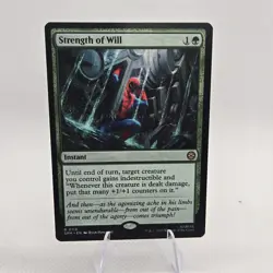 PreRelease MTG Magic the Gathering Spiderman Strength of Will 118 NM - Image 1