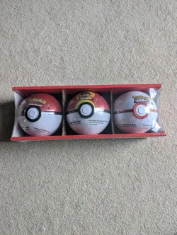 Pokemon Pokeball Tins - Costco Exclusive 3-Pack - Brand New Factory Sealed G25 - Image 1