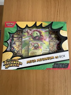 Pokemon TCG Ascended Heroes Mega Meganium EX Box - New & Sealed - Image 1