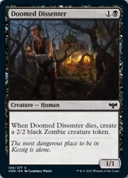 Doomed Dissenter - Near Mint MTG Innistrad: Crimson Vow - Image 1