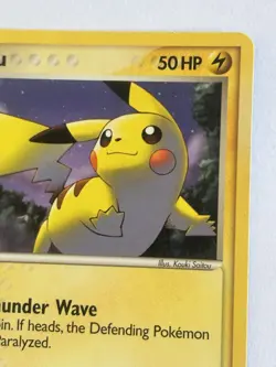 Pikachu 78 EX Holon Phantoms Non Holo Regular Lightly Played Pokemon Card - Image 4