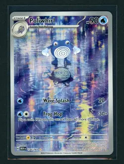 Poliwhirl 176/165 Sv: Scarlet & Violet 151 Holo PACK FRESH MINT/NM - Image 1