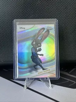 Topps Chrome Disney 2025 #168 Judy Hopps Zootopia Refractor Card - Image 1