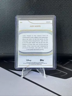 Topps Chrome Disney 2025 #168 Judy Hopps Zootopia Refractor Card - Image 2