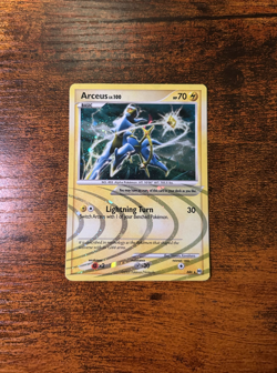 Pokemon Arceus AR6 Holo Rare Platinum Arceus 2009 Vintage Pokemon Card - LP - Image 1