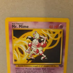 Pokemon TCG Jungle Mr. Mime Non-Holo Card 22/64 Unlimited LP, 1999 - Image 5