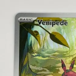 Venipede 132/086 Illustration Rare Black Bolt Pokemon Card TCG Holo - Image 3