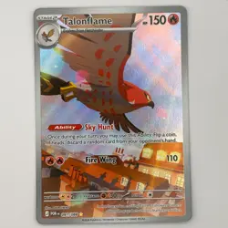 Talonflame 091/088 Illustration Rare ME03: Perfect Order Pokemon Card TCG Holo - Image 1