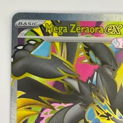 Mega Zeraora ex 098/084 Ultra Rare PBL Pitch Black Pokemon Card TCG Holo - Image 3